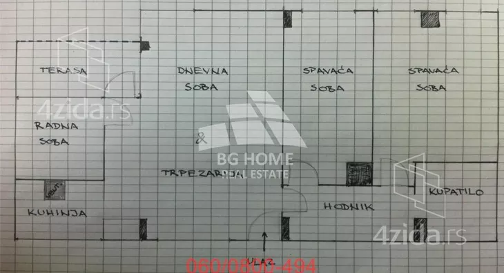 Trosoban stan | 4zida