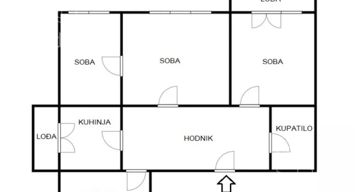 Trosoban stan | 4zida