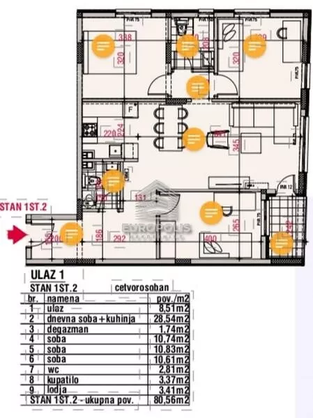 Četvorosoban stan | 4zida