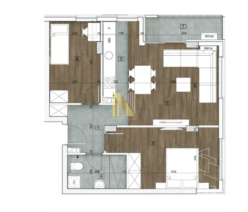 Trosoban stan | 4zida
