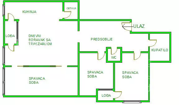 Troiposoban stan | 4zida