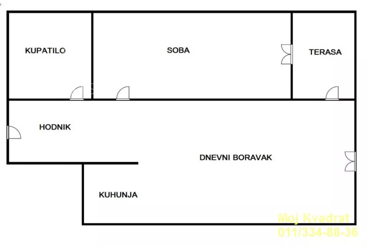 Dvosoban stan | 4zida