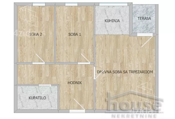 Trosoban stan | 4zida