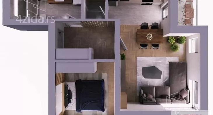 Dvosoban stan | 4zida