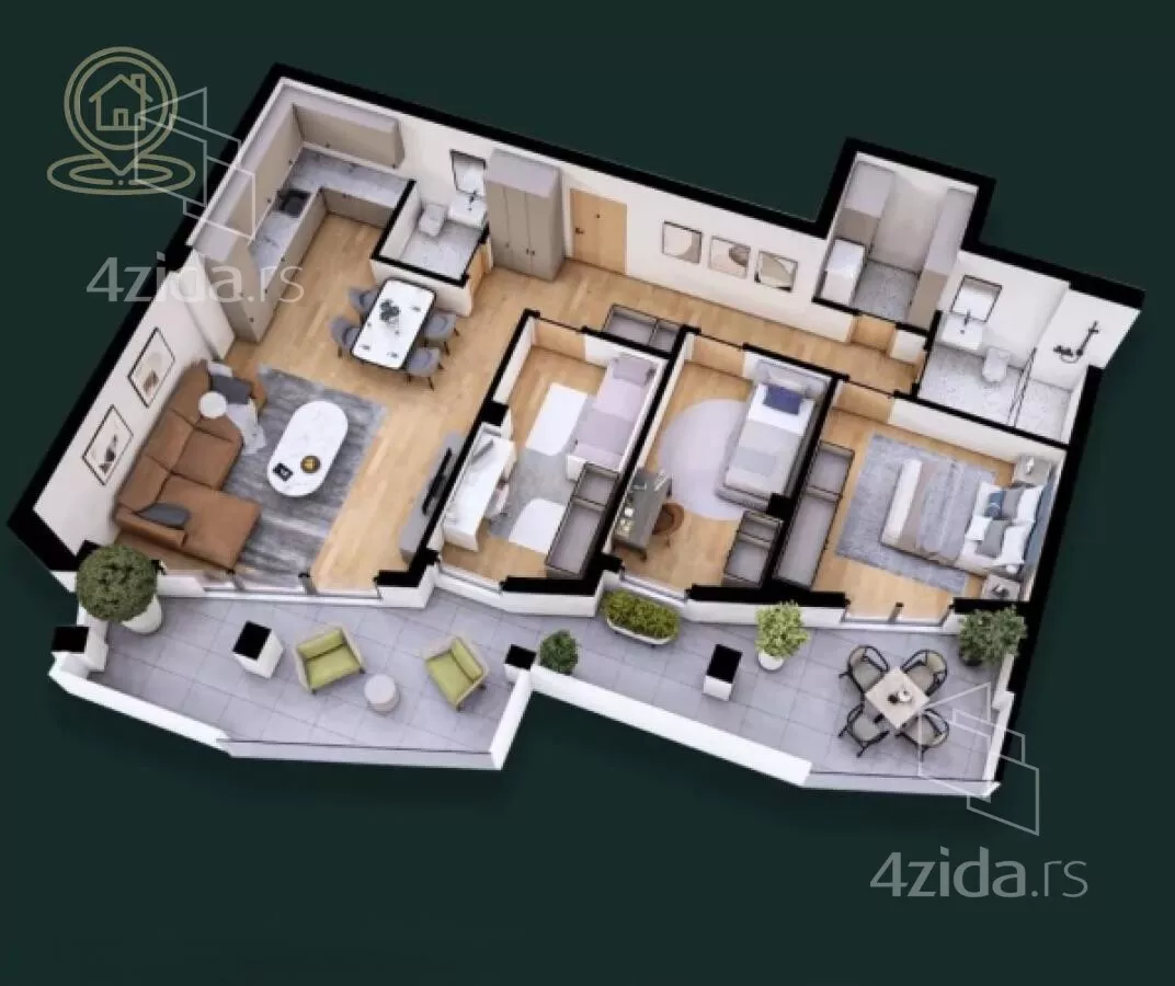 Četvorosoban stan | 4zida