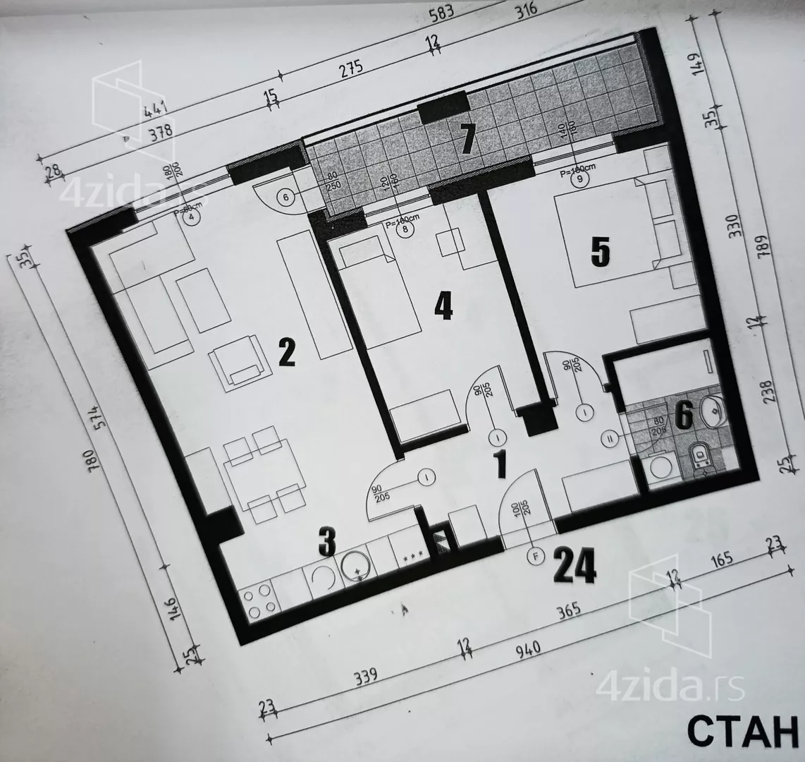 Dvosoban stan | 4zida