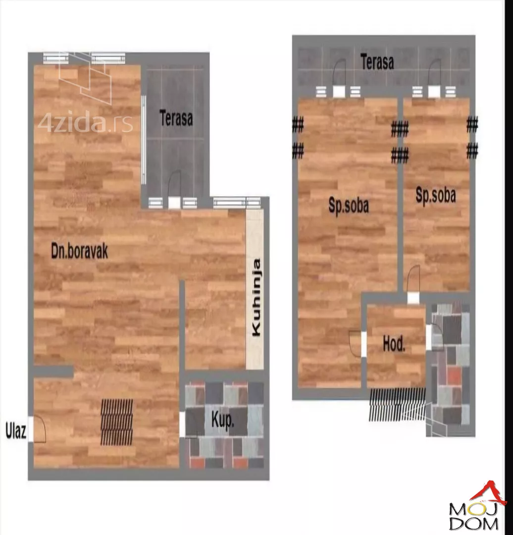 Trosoban stan | 4zida