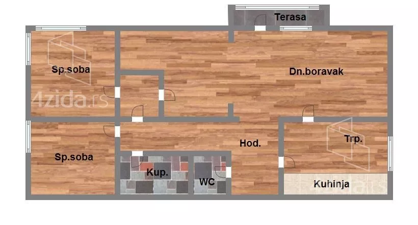 Trosoban stan | 4zida