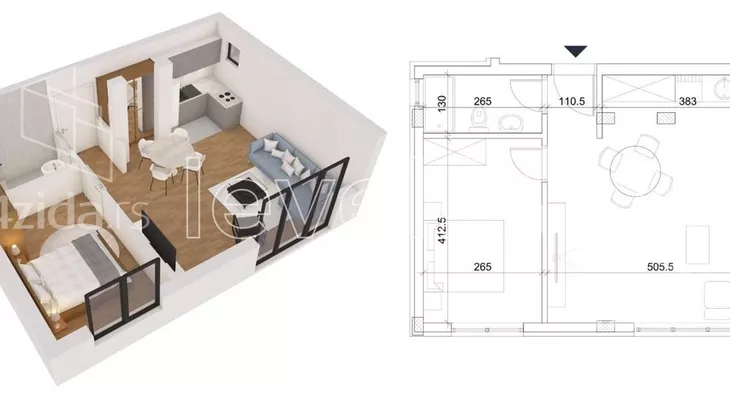 Dvosoban stan | 4zida