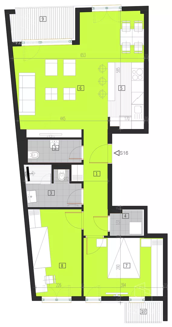 Trosoban stan | 4zida