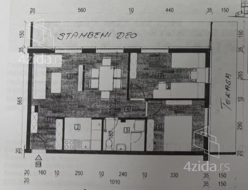 Trosoban stan | 4zida