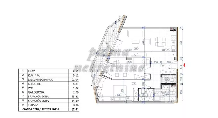 Trosoban stan | 4zida