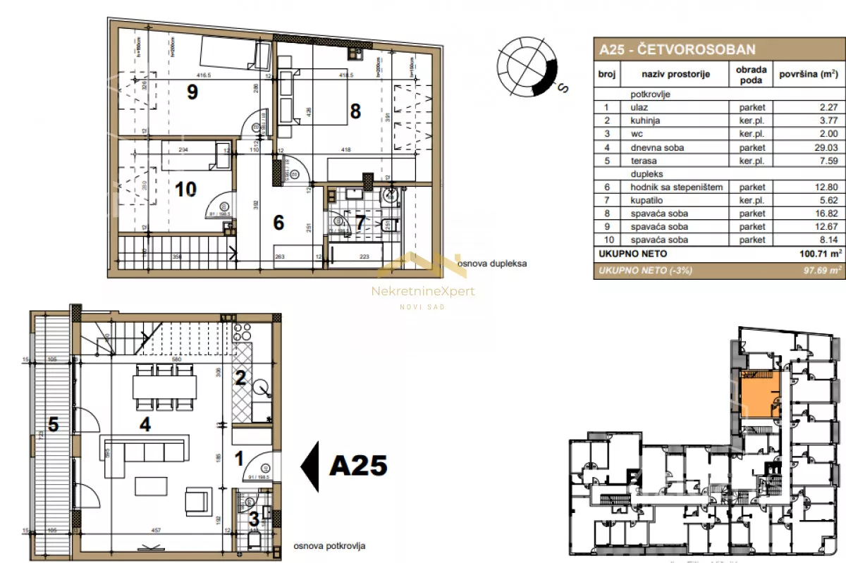Trosoban stan | 4zida