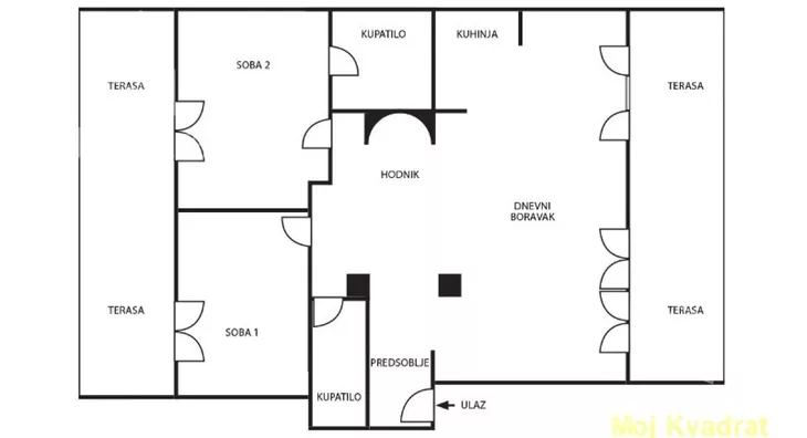 Trosoban stan | 4zida