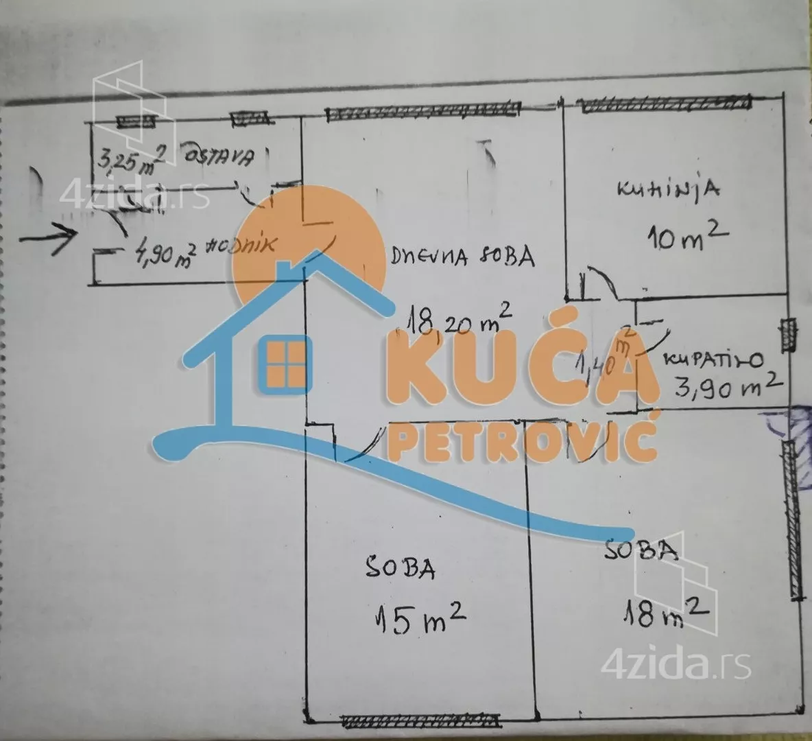 Trosoban stan | 4zida