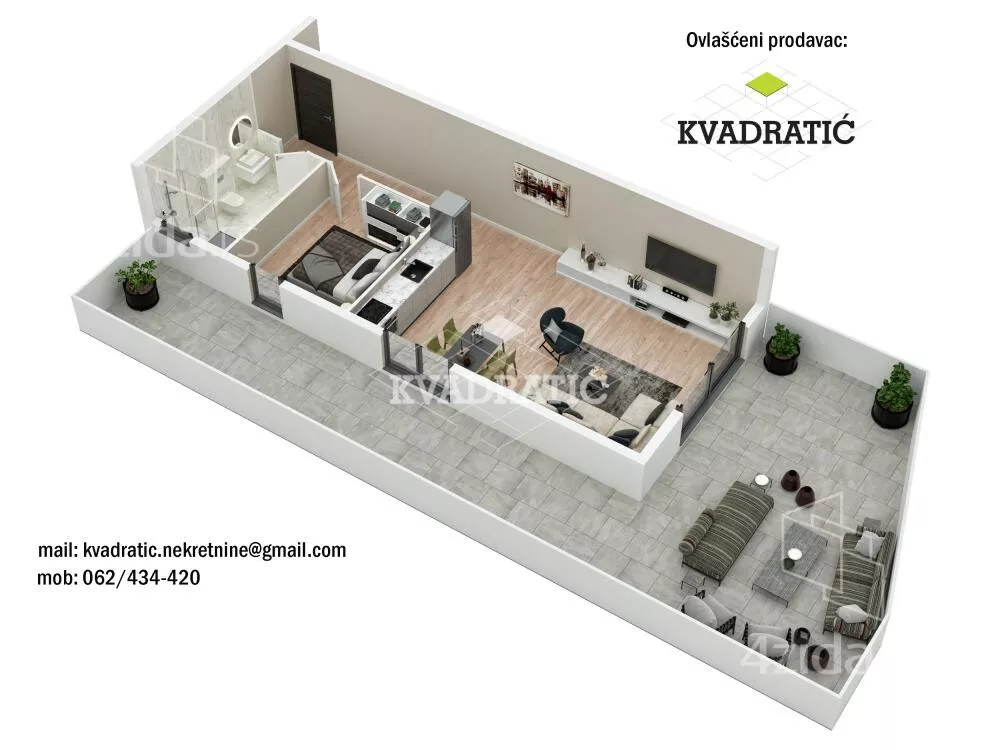 Dvosoban stan | 4zida