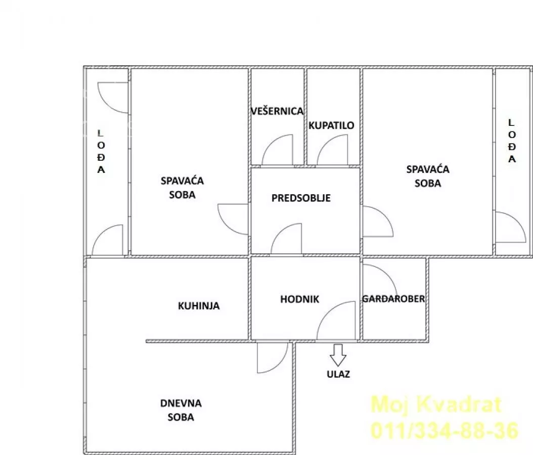 Trosoban stan | 4zida