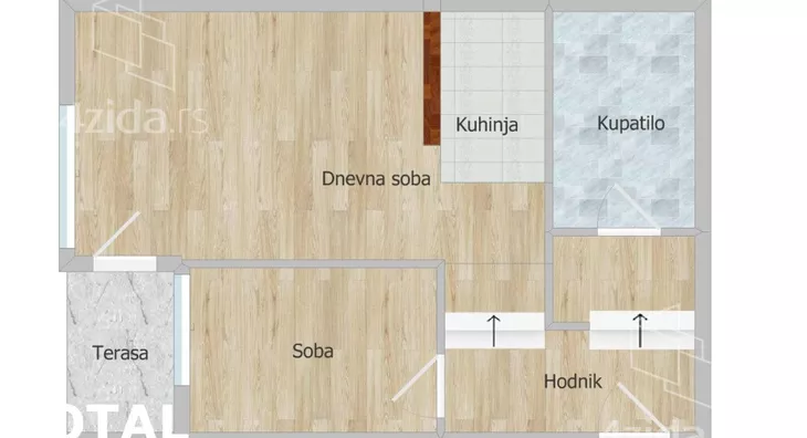 Jednoiposoban stan | 4zida