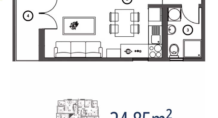 Dvosoban stan | 4zida