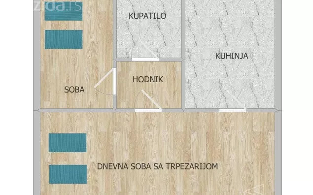 Jednoiposoban stan | 4zida