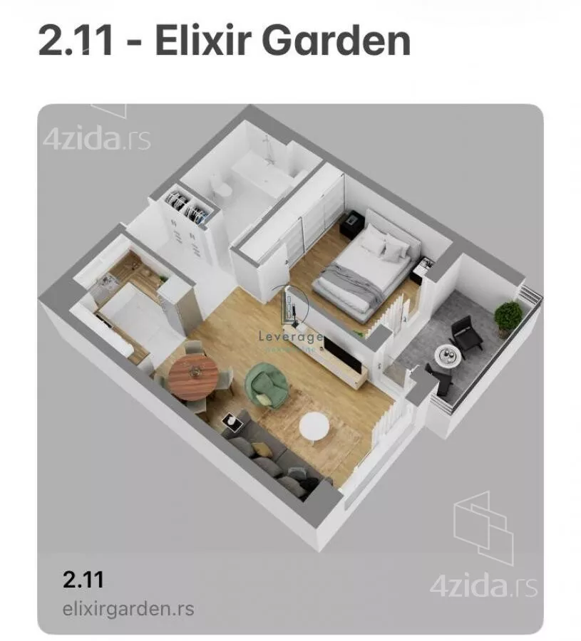 Dvosoban stan | 4zida