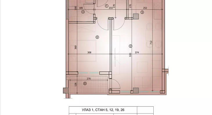 Trosoban stan | 4zida