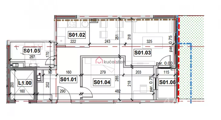 Dvosoban stan | 4zida