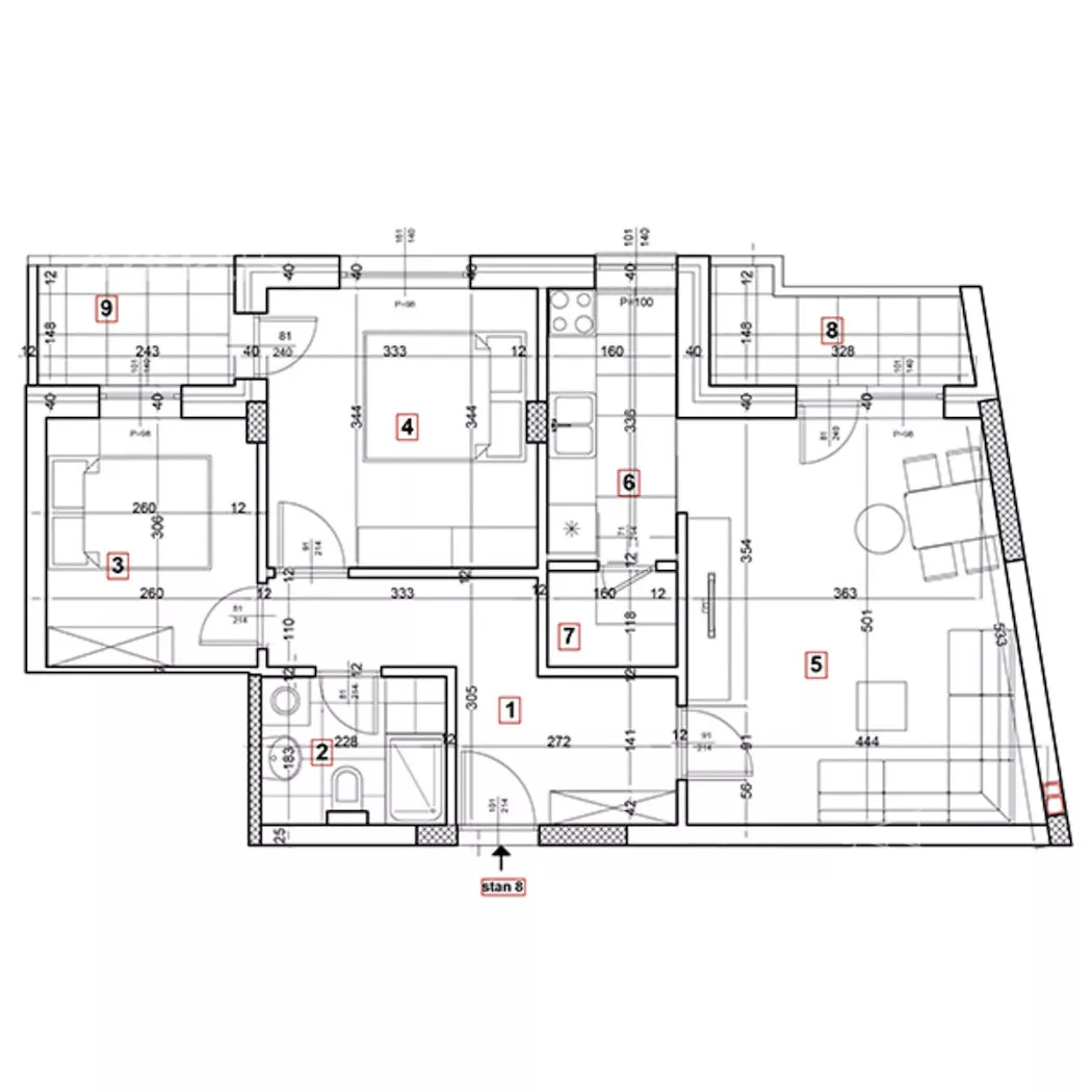Dvoiposoban stan | 4zida