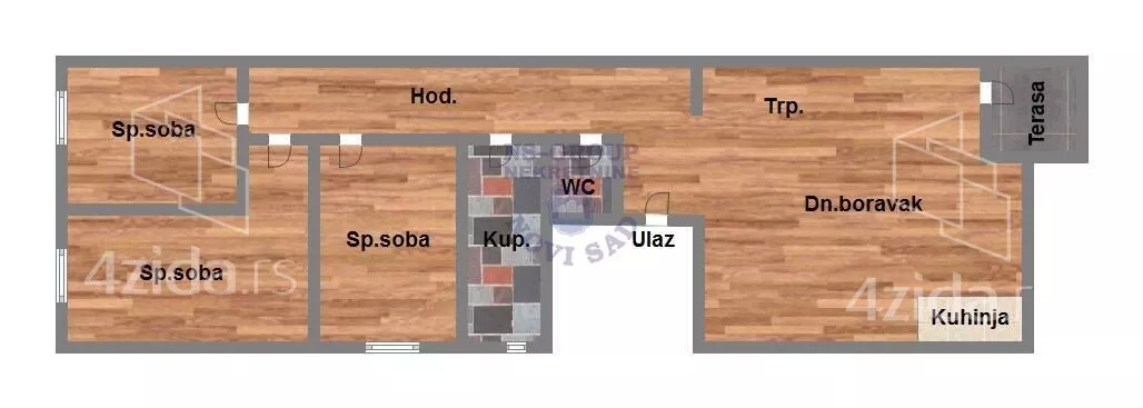 Troiposoban stan | 4zida