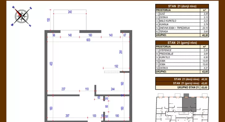 Trosoban stan | 4zida