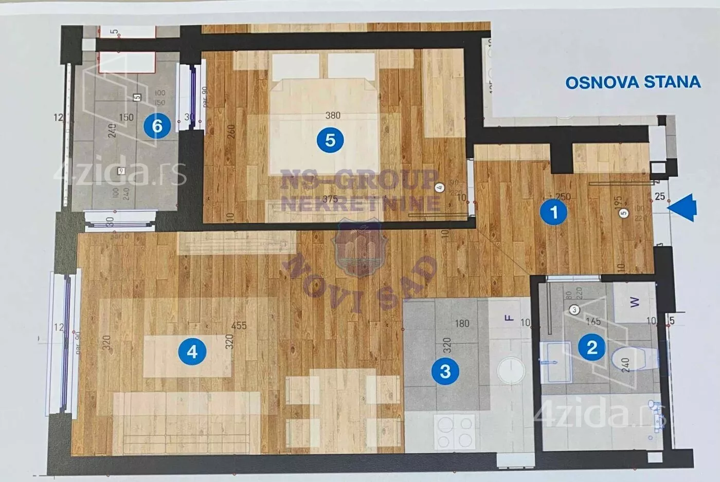 Dvosoban stan | 4zida