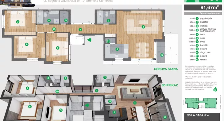 Četvorosoban | 4zida