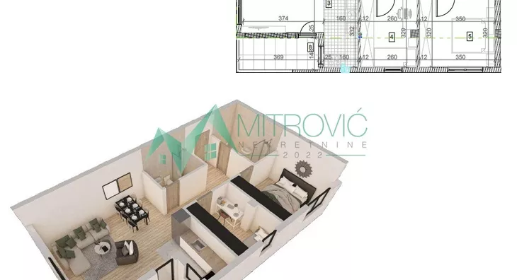 Trosoban stan | 4zida