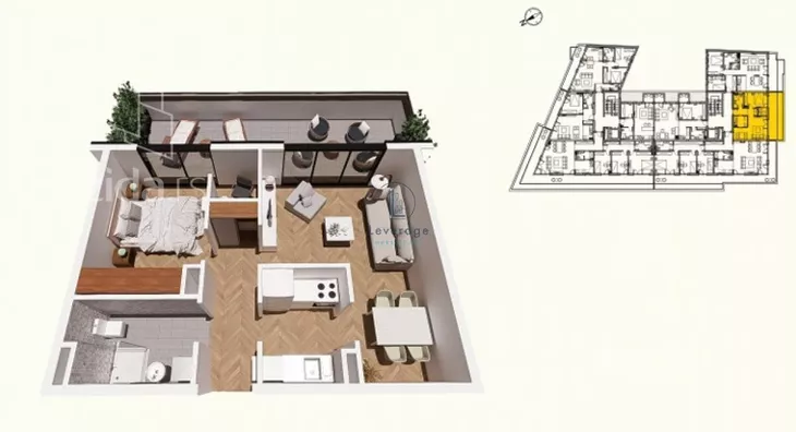 Dvosoban stan | 4zida