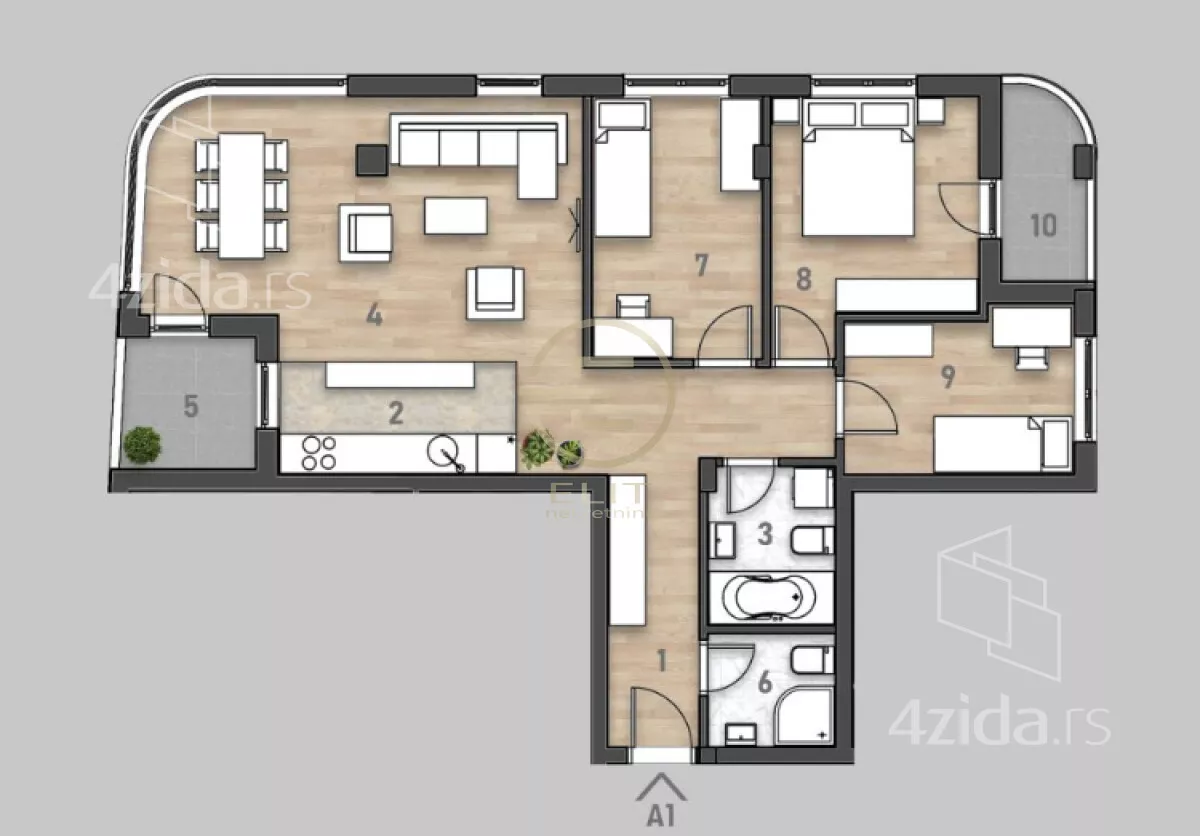 Četvorosoban stan | 4zida