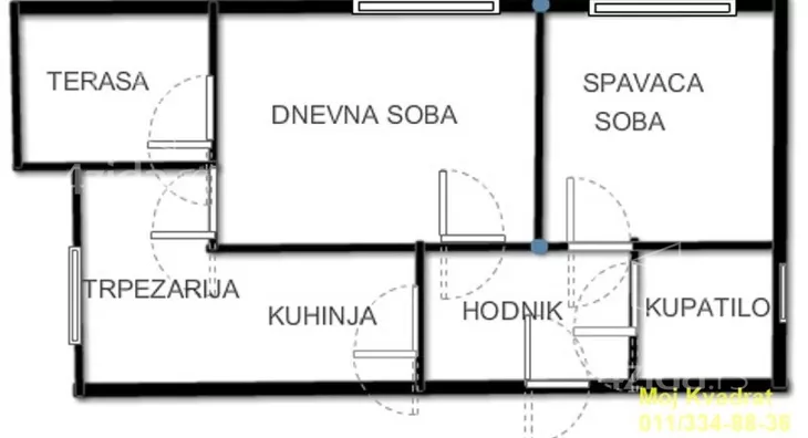 Dvosoban stan | 4zida