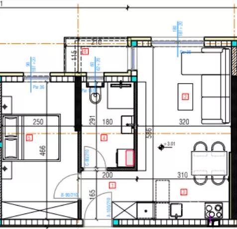Jednosoban stan | 4zida