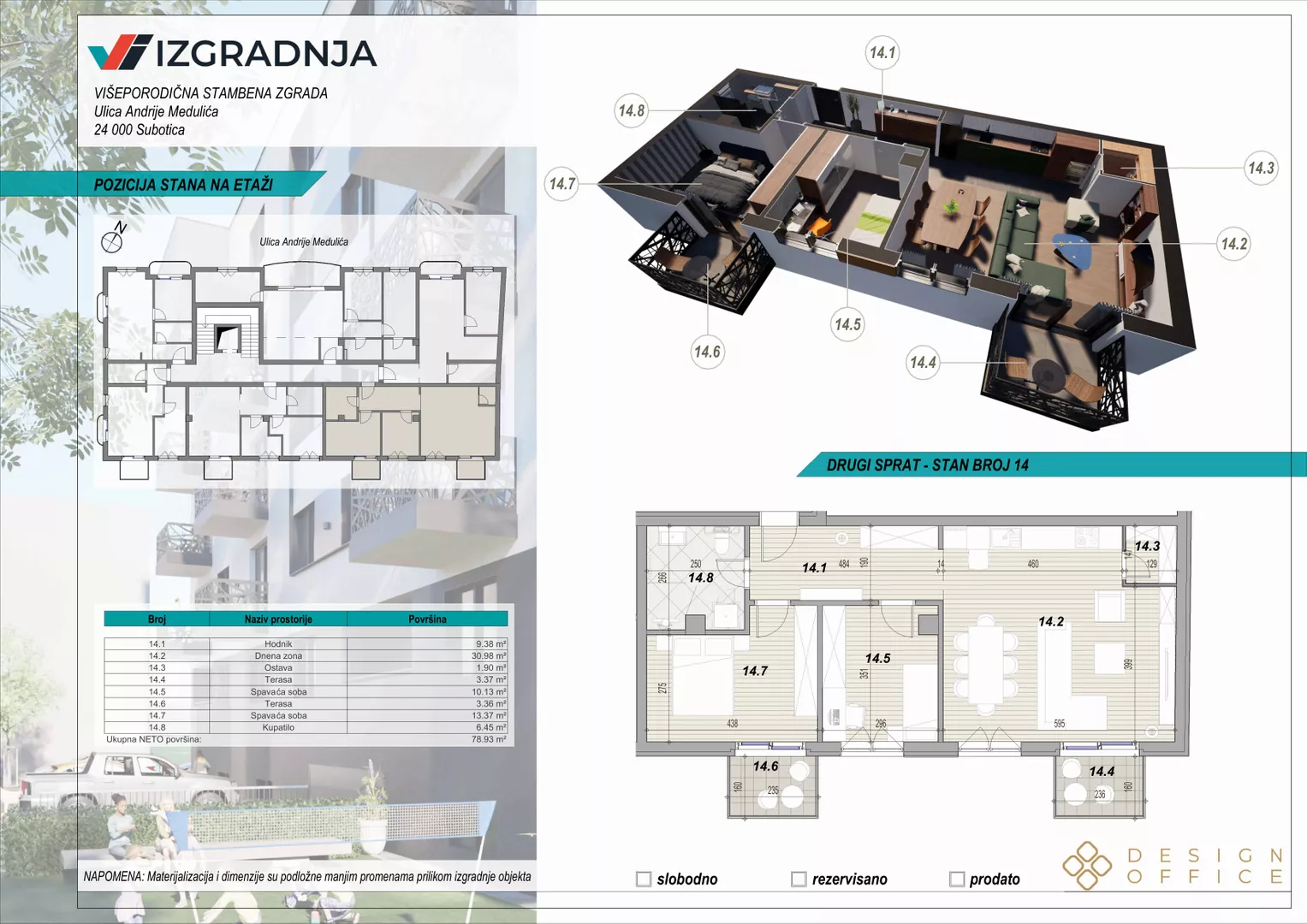 Trosoban stan | 4zida