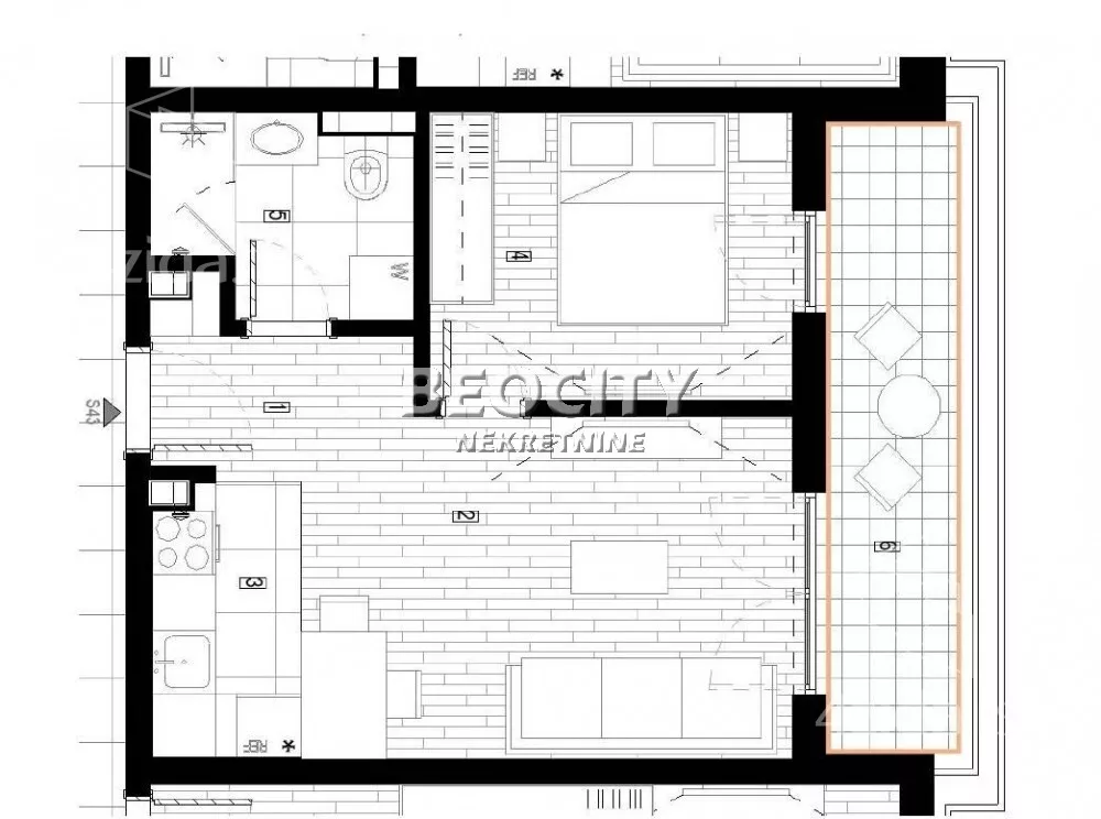 Jednoiposoban stan | 4zida