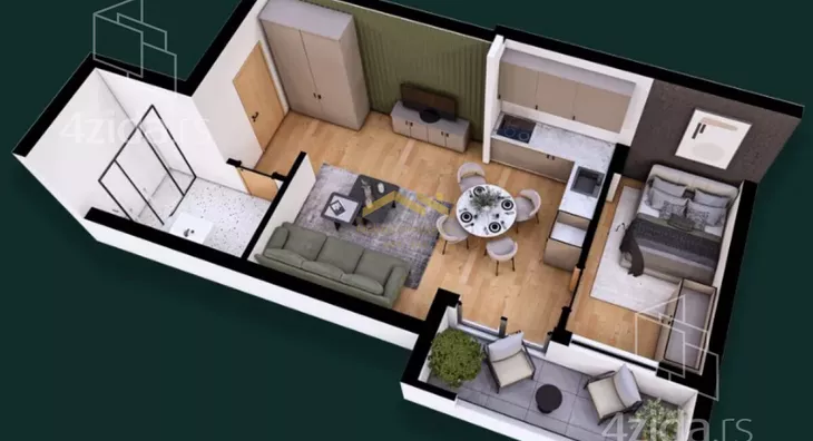 Dvosoban stan | 4zida