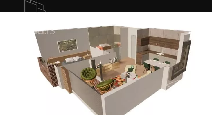 Jednosoban stan | 4zida