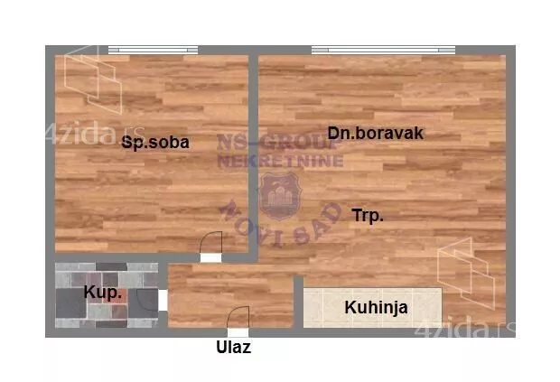 Jednoiposoban stan | 4zida