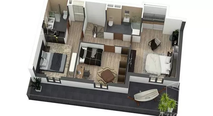 Petosoban stan | 4zida