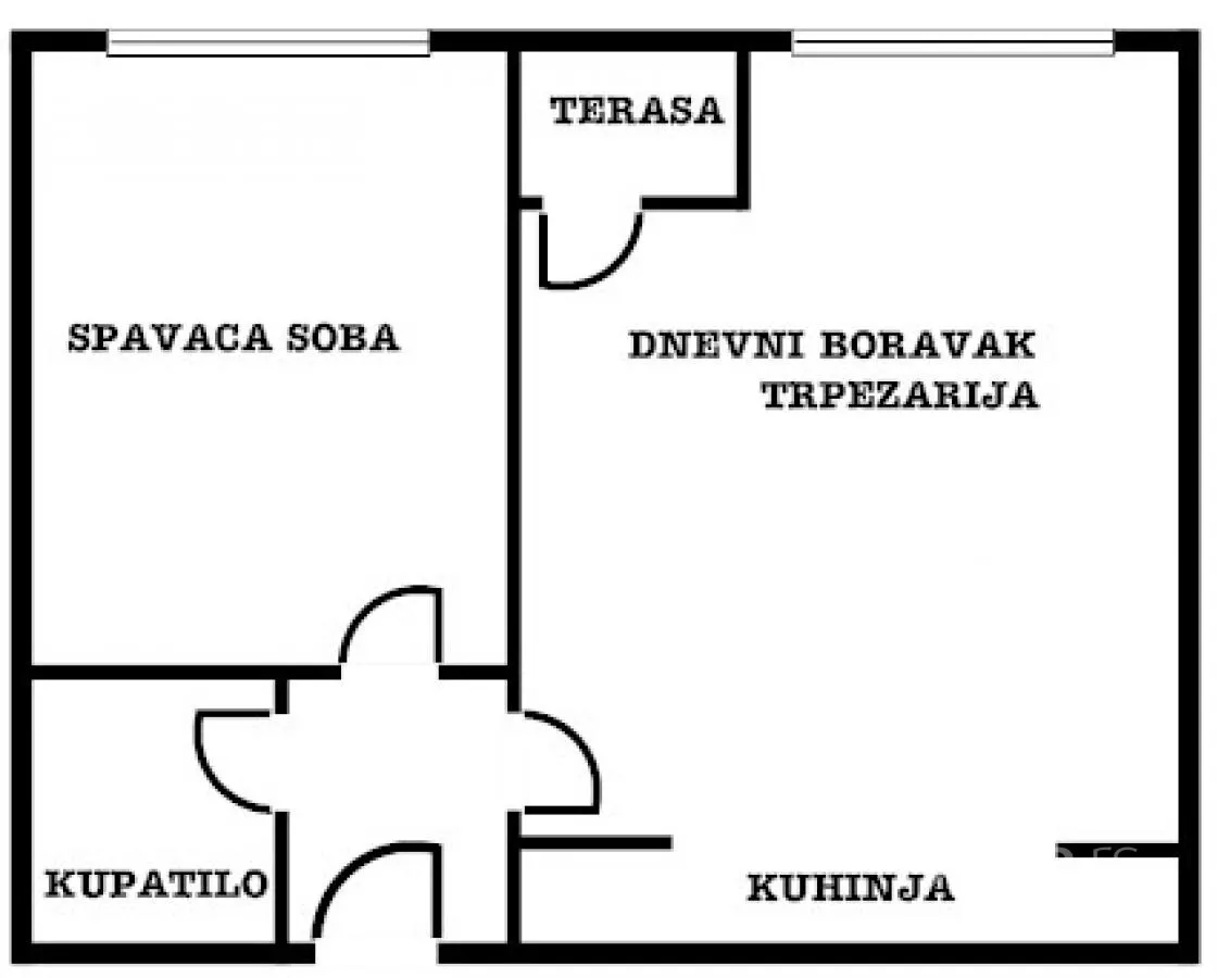 Jednoiposoban stan | 4zida