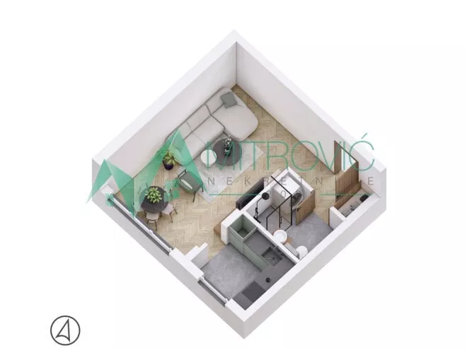 Jednosoban stan | 4zida