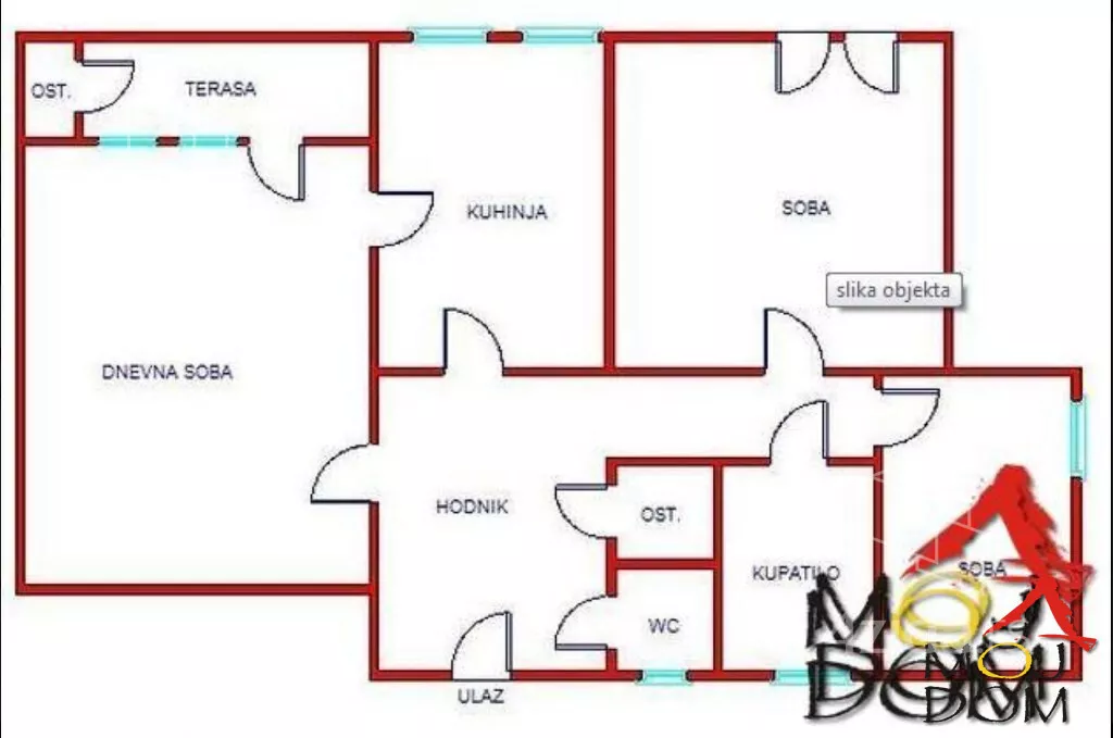 Trosoban stan | 4zida
