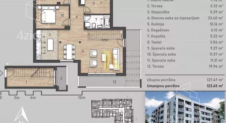 Četvorosoban stan | 4zida