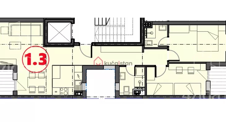 Trosoban stan | 4zida