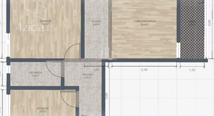 Dvoiposoban stan | 4zida