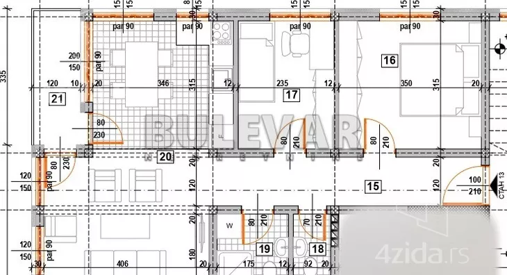 Dvoiposoban stan | 4zida